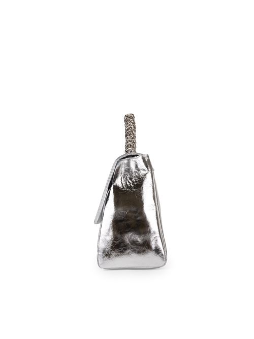Borsa tote Sveva Metal Media in pelle argento ORCIANI | BT2006 METARG